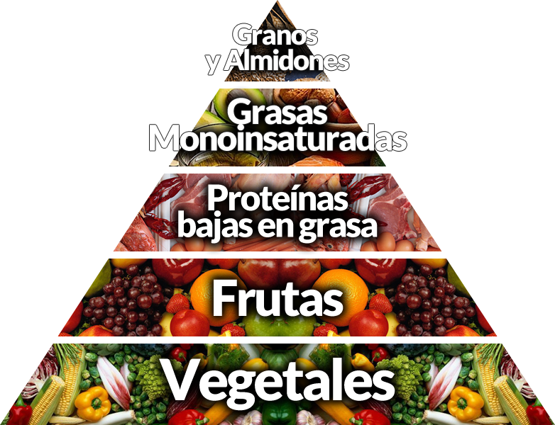 Piramide de dieta de la zona